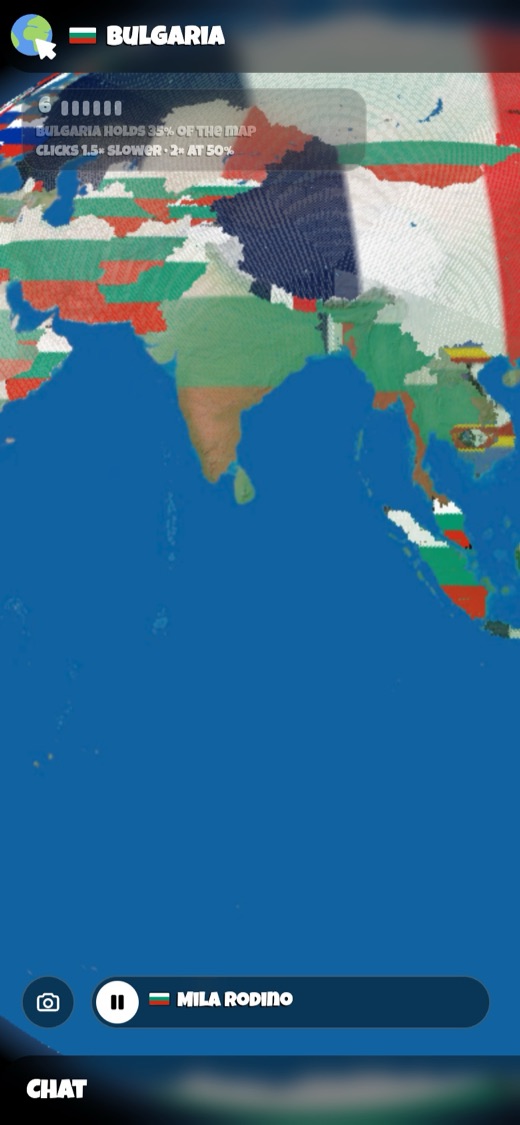 ClickPlanet on a phone